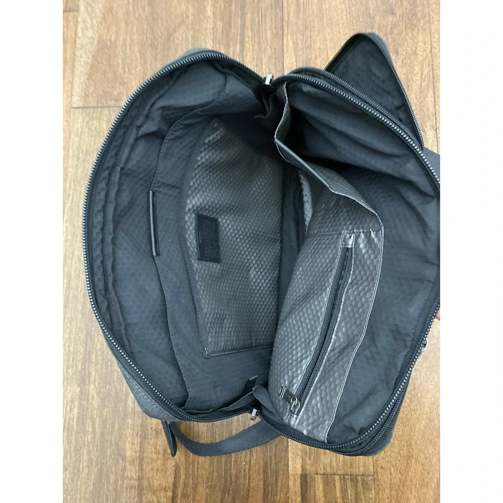 Tumi Alpha Bravo Aviano Slim Brief Nylon Leather Bag Black - Barely Used